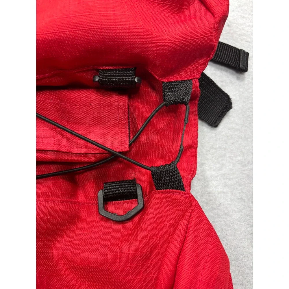 Outward Hound Dog Backpack Red Hiking Pet Travel Gear Reflective Adjustable Bag